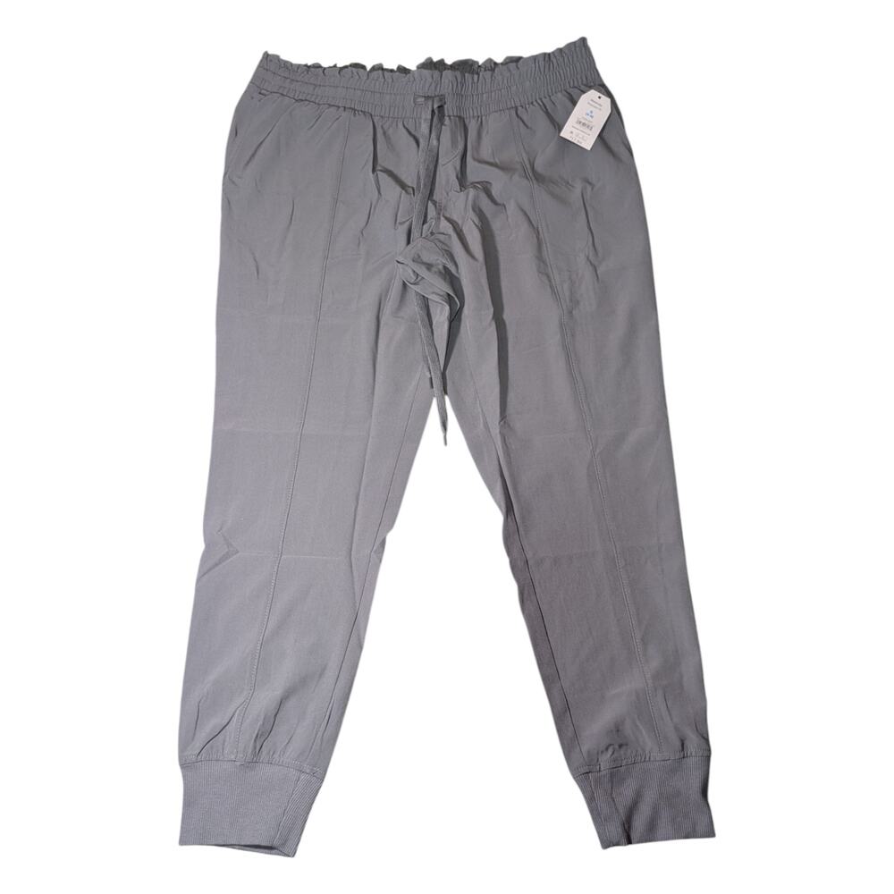 Time and Tru Women's Maternity Jogger Pants Size S 4-6 "Metal Night" Gray NWT